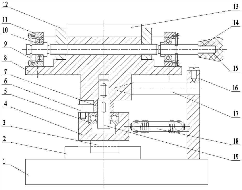 Workbench of fixed-degree hardness block and fixed-degree method of workbench