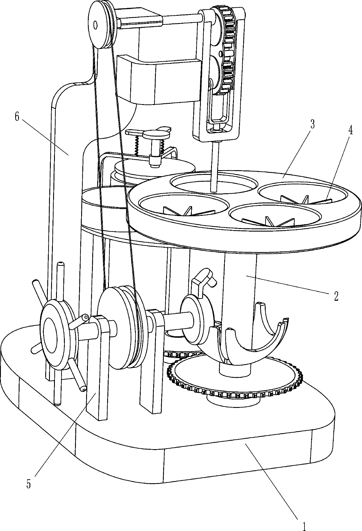 Cake quick cutting device