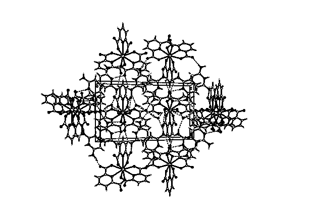 Hydrogen-bonded rare-earth metal europium complex fluorescent material and preparation method thereof