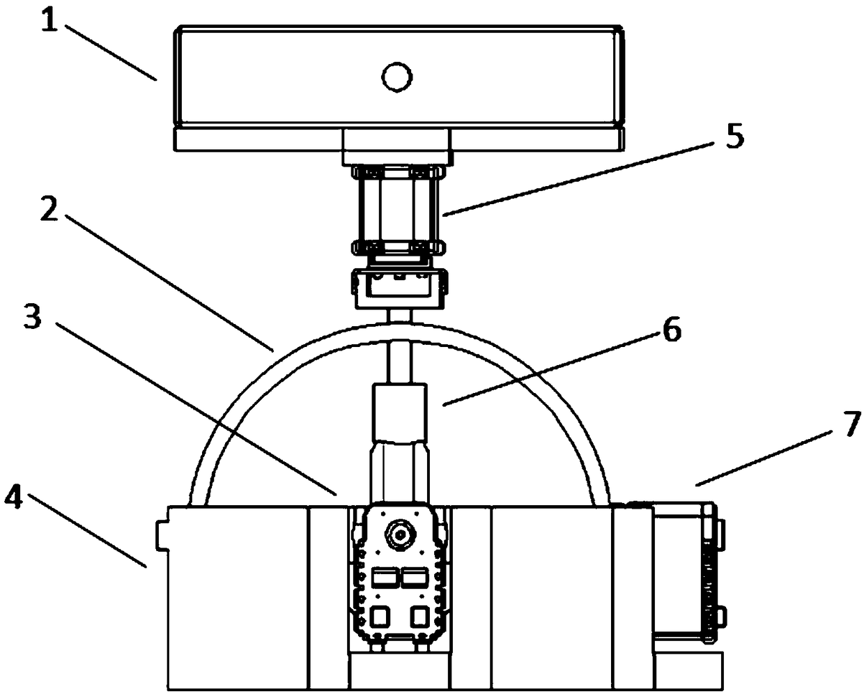 A three-degree-of-freedom robot visual servo platform