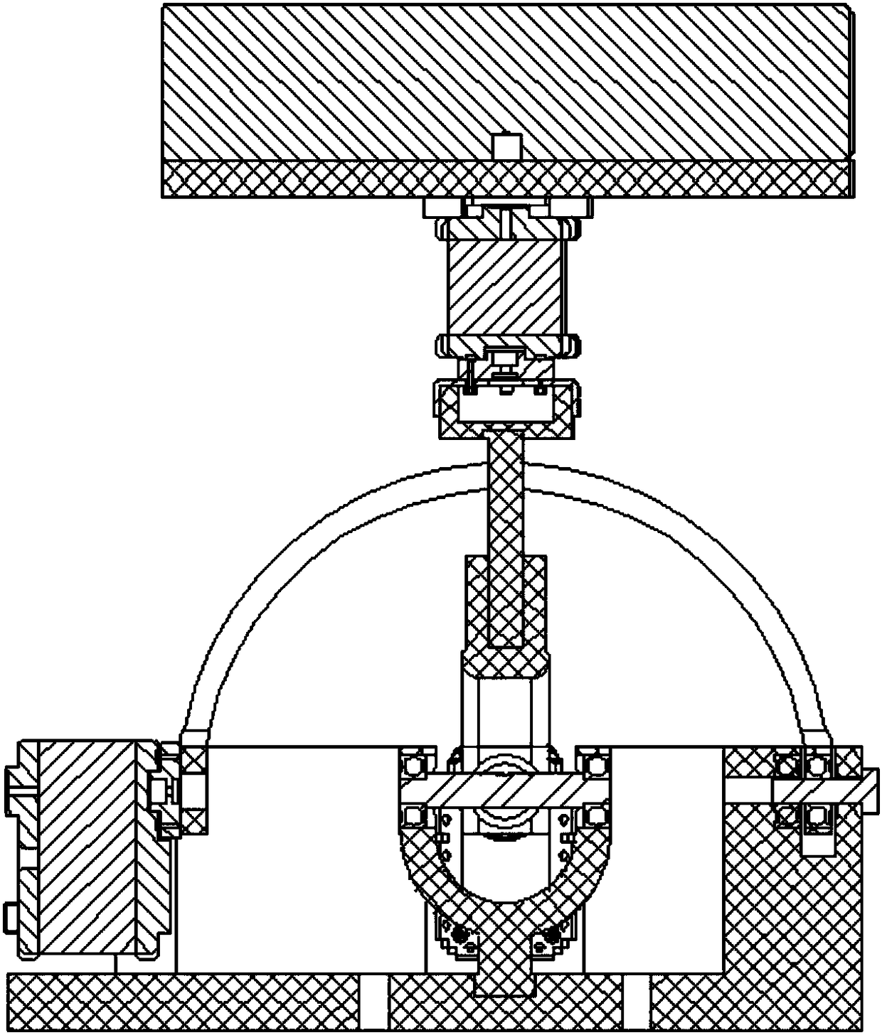 A three-degree-of-freedom robot visual servo platform