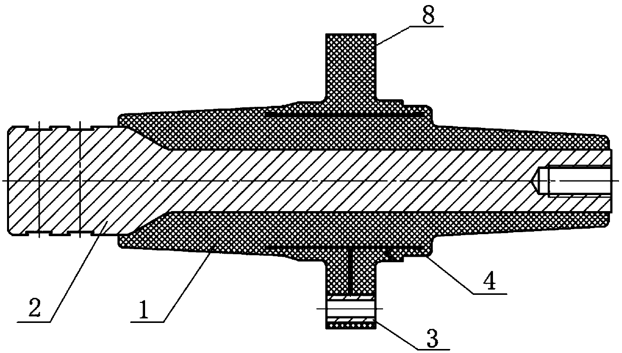 Sealed bus connecting sleeve for gas-insulated switchgear