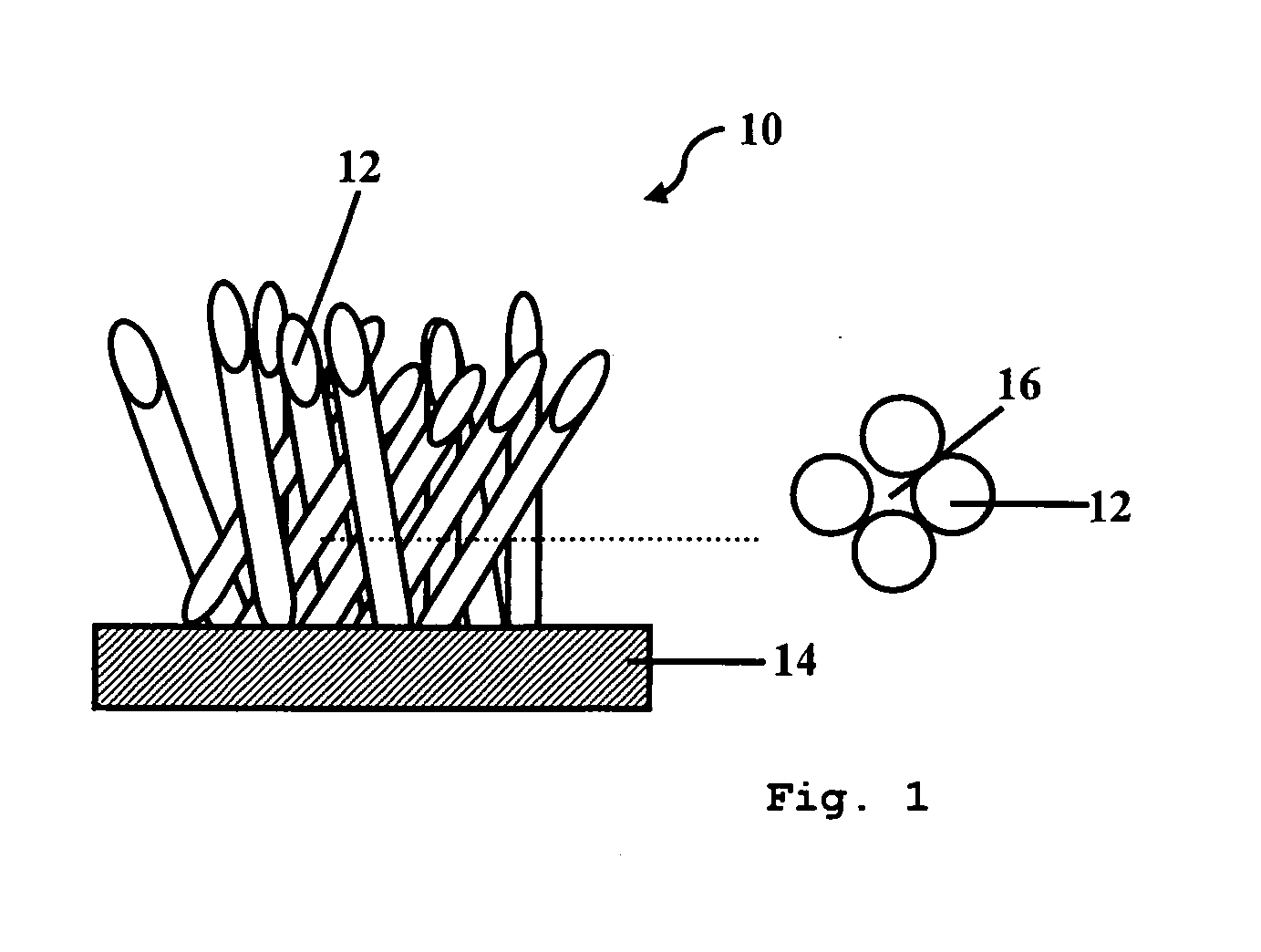 Nano-sized needle crystal mullite film and method of making