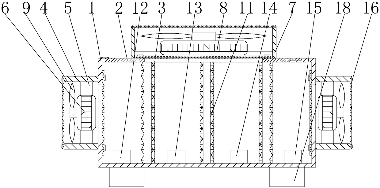 Storage device with good ventilation effect