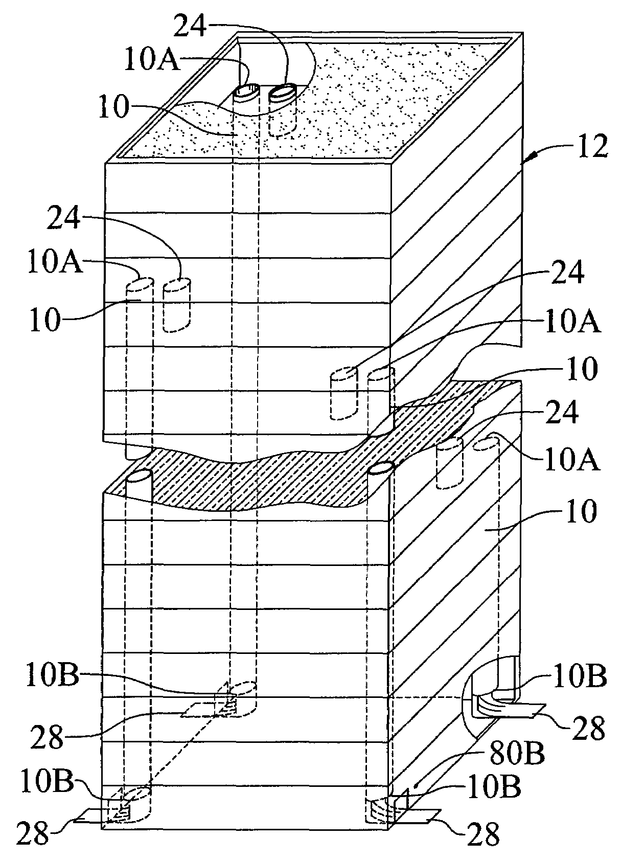 Emergency evacuation system for high-rise buildings