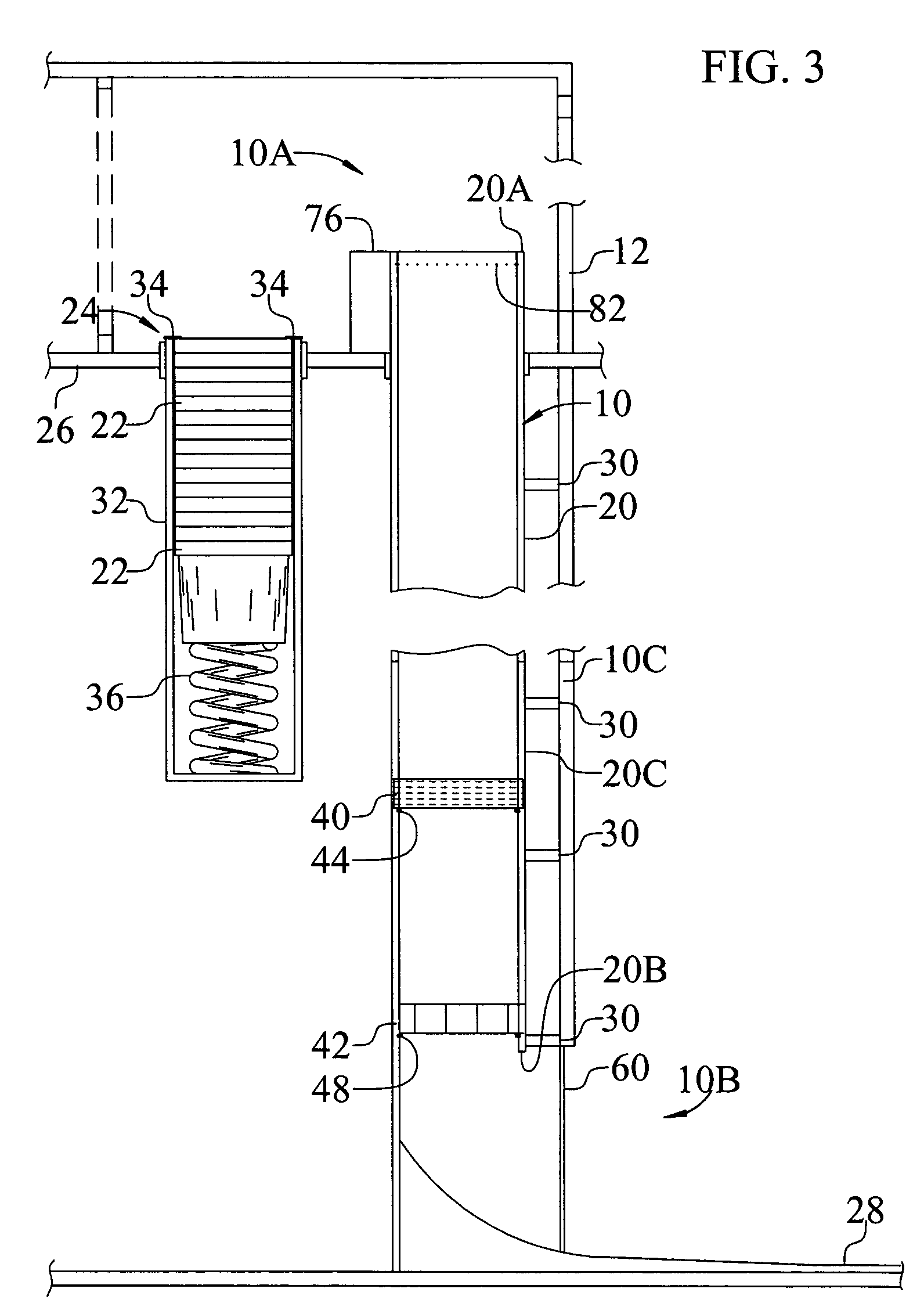 Emergency evacuation system for high-rise buildings