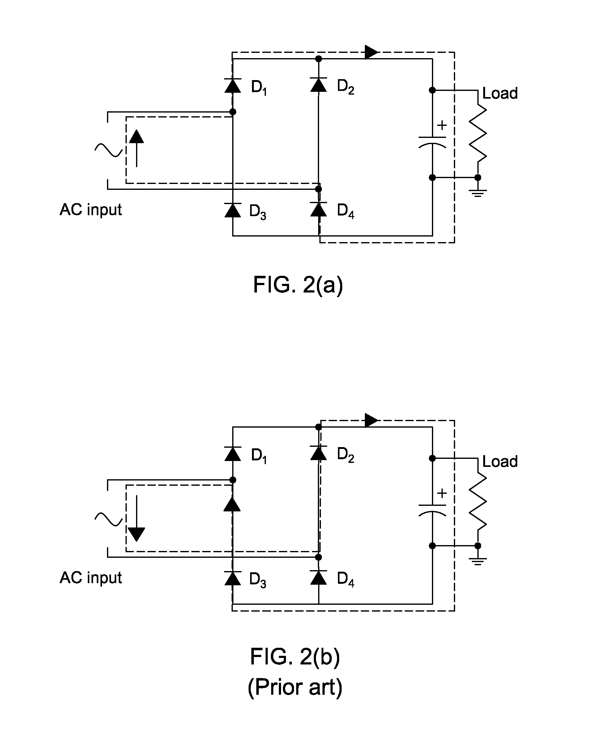 Single-phase self-driven full-bridge synchrounous rectification