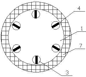 Efficient radiating air cooling roller