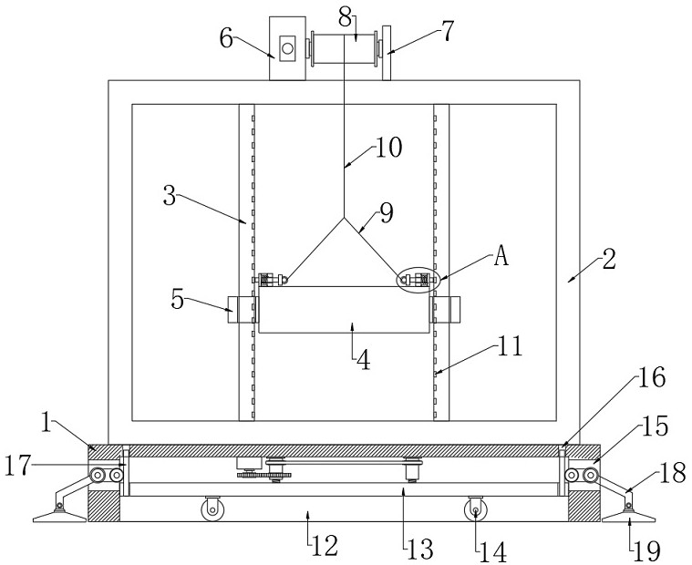 Wiring construction device for power equipment installation