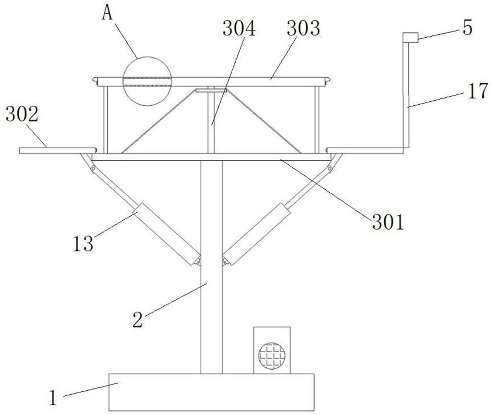 An exhibition display visual presentation device and presentation method