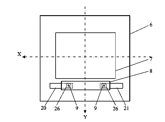 Mask alignment device and photoetching device using same