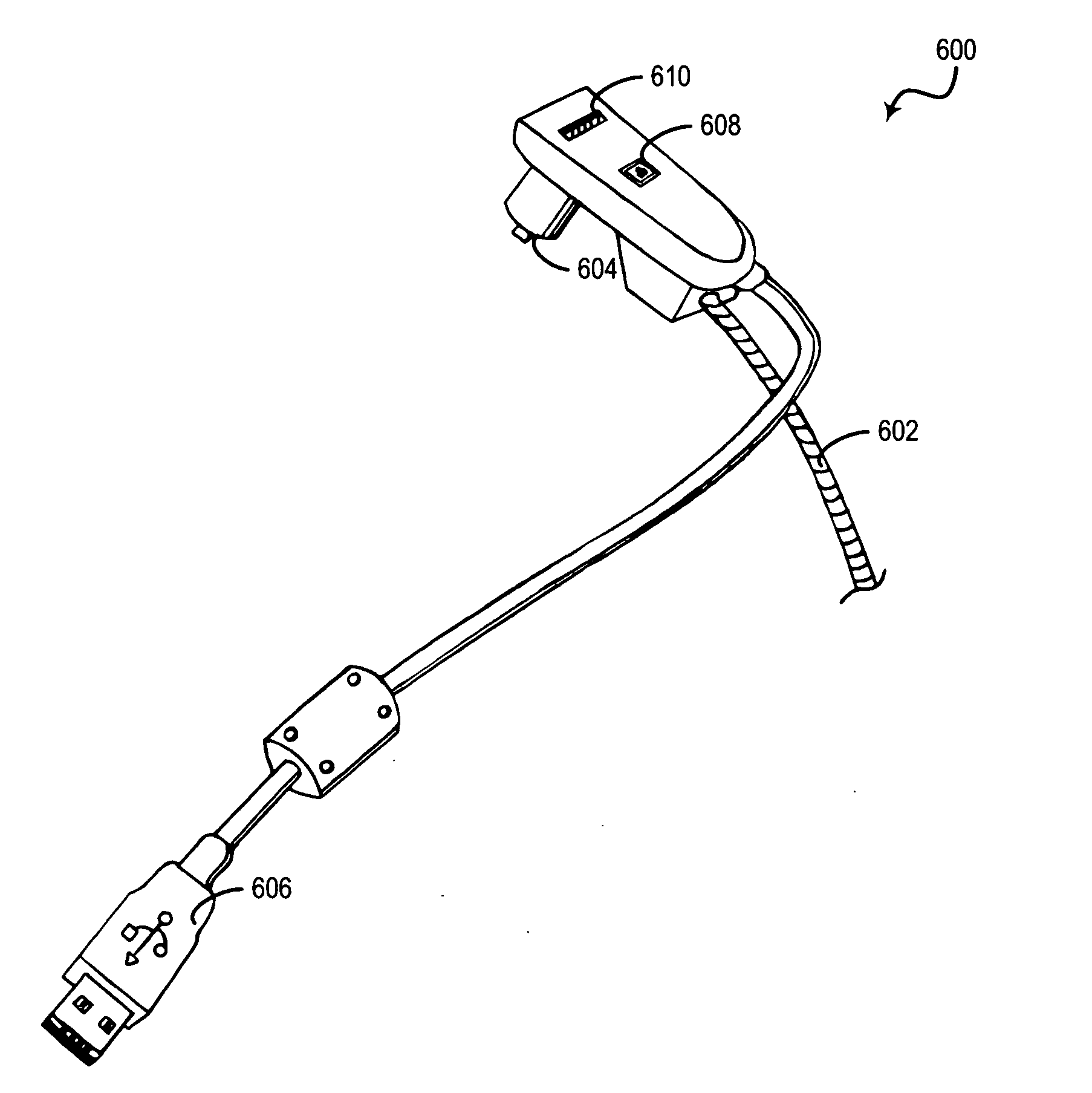 System and method for equipment security cable lock interface
