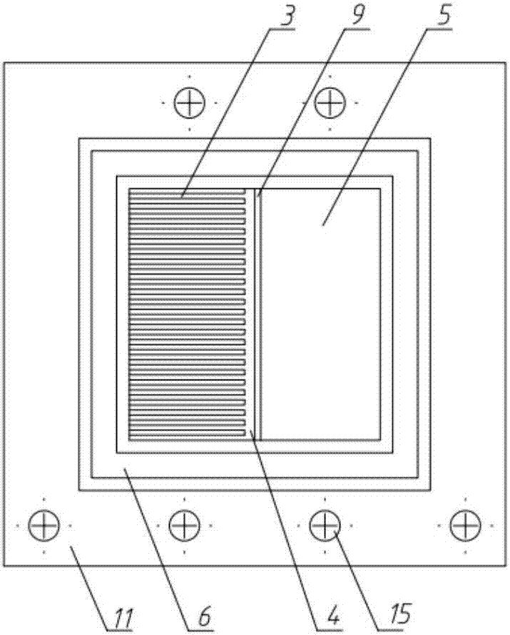 An integrated loop heat pipe cooling device with a boiling pool