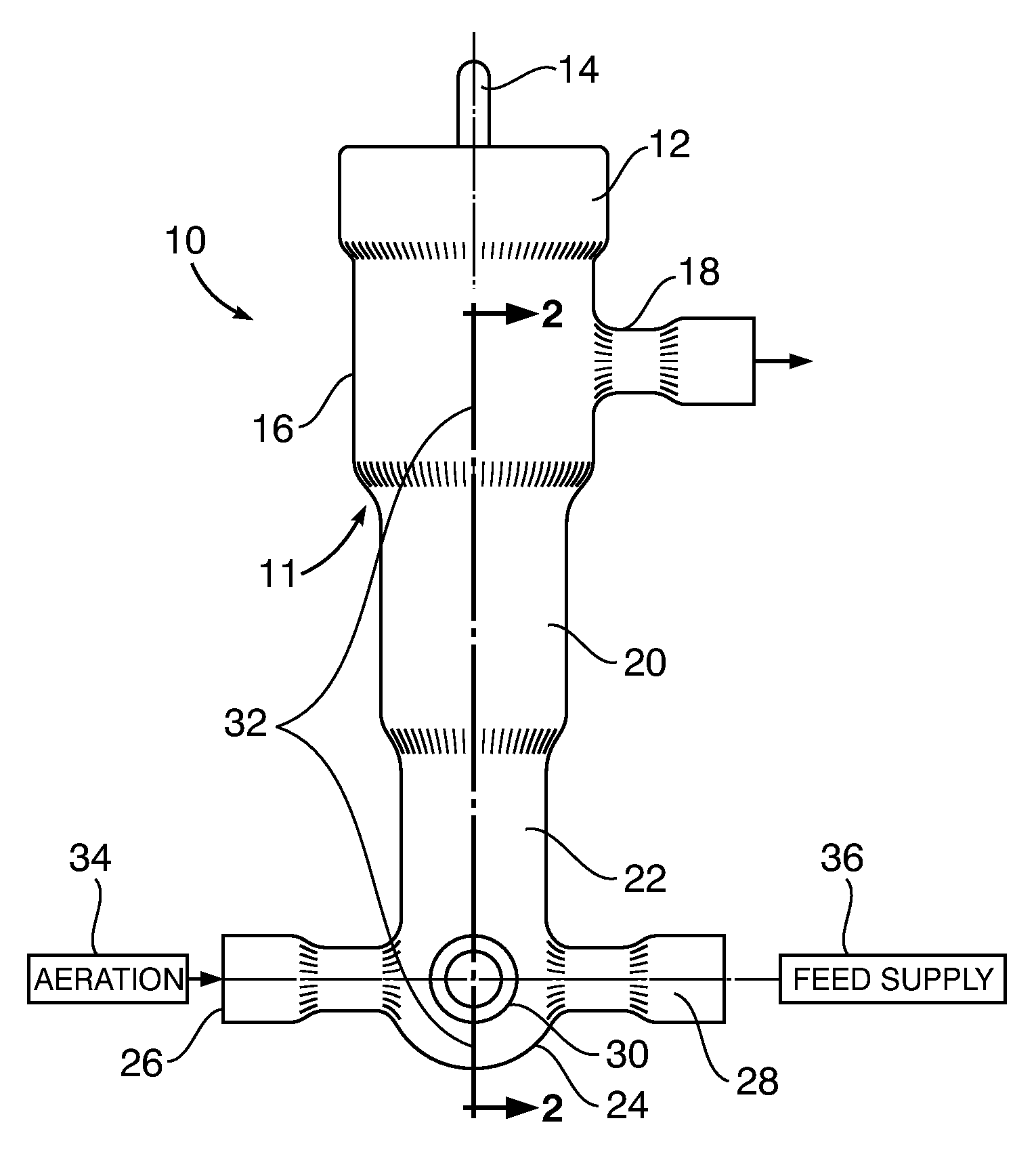 Operationally enhanced bioreactor