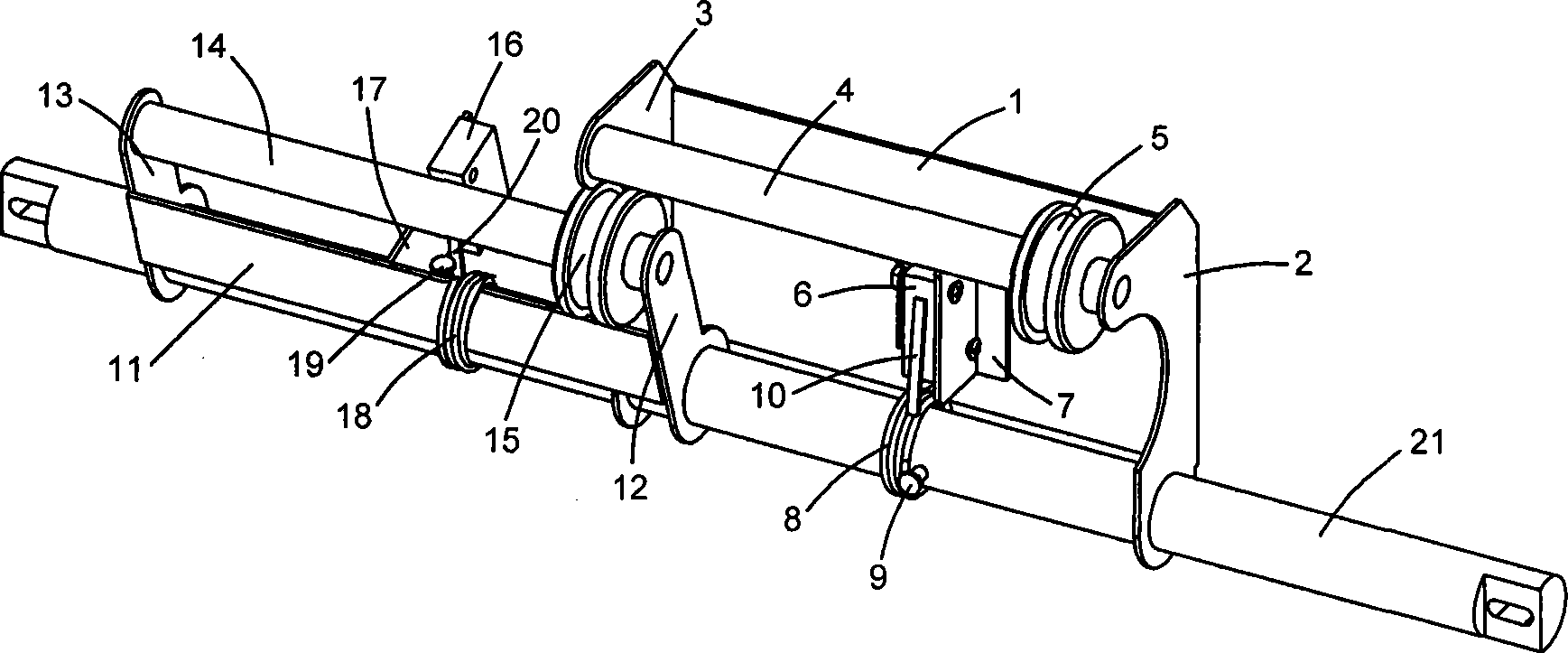 Loosen and broken rope protector of stage hoister