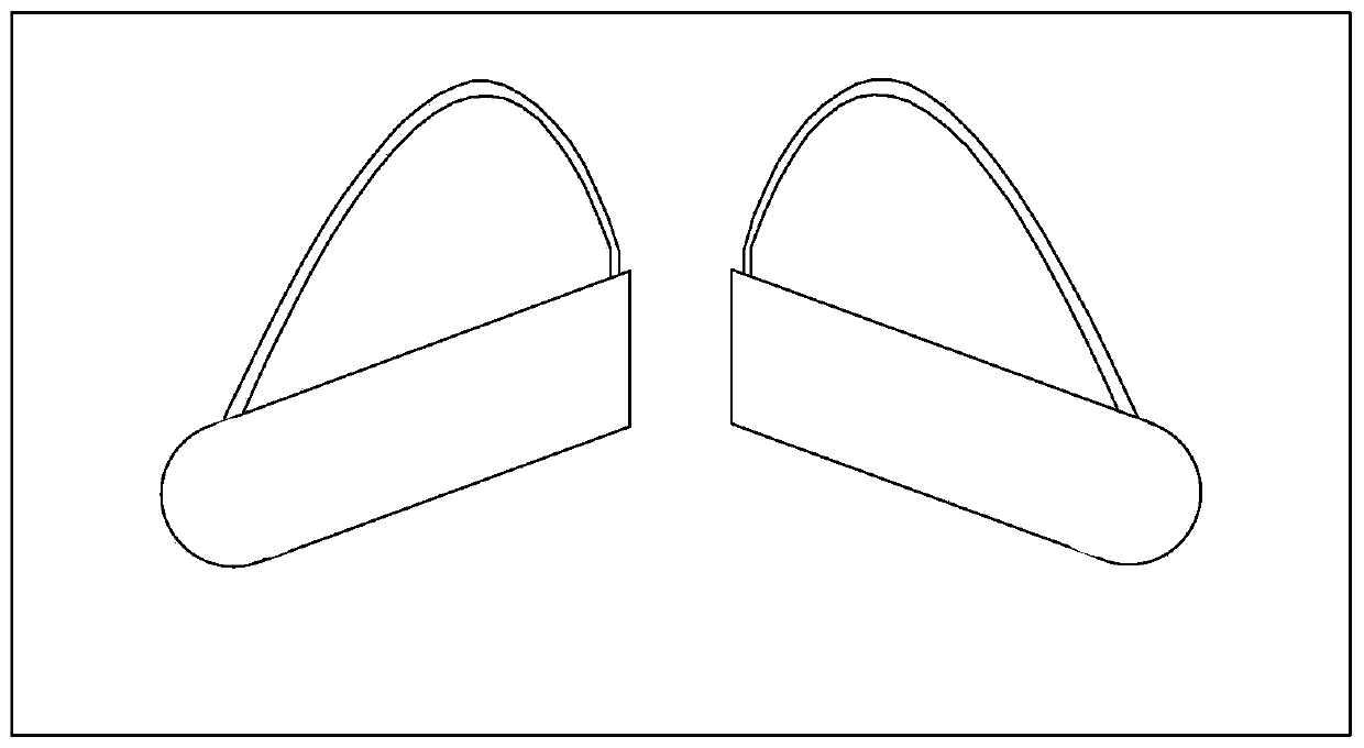 Silica gel ear-hanging earphone and matching assembly thereof