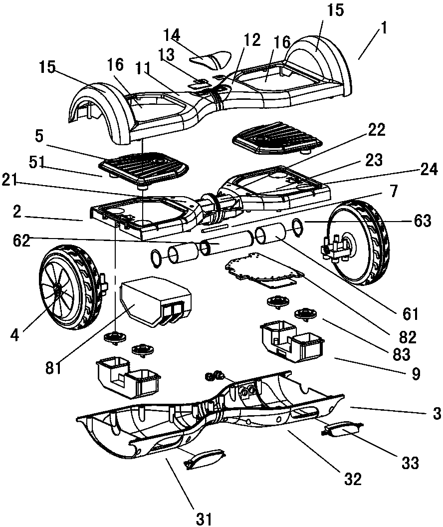 Electric balance swingcar