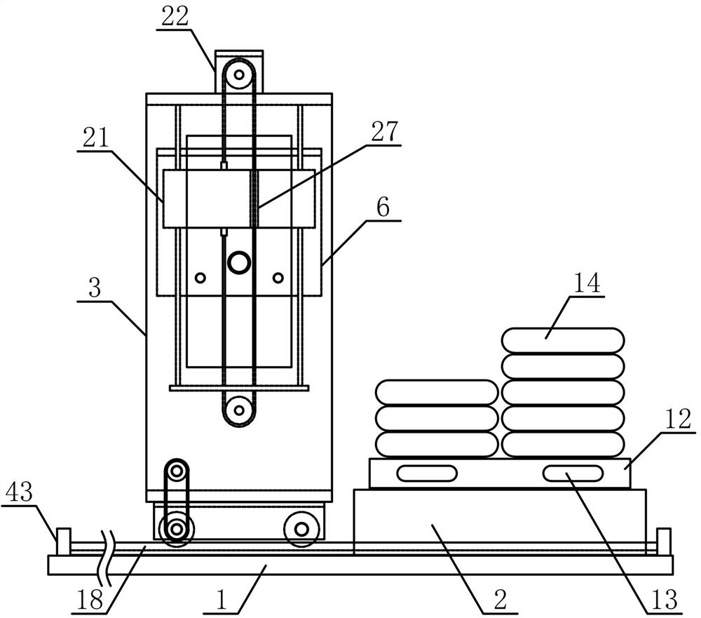 A transfer mechanism for plastic particle storage bags