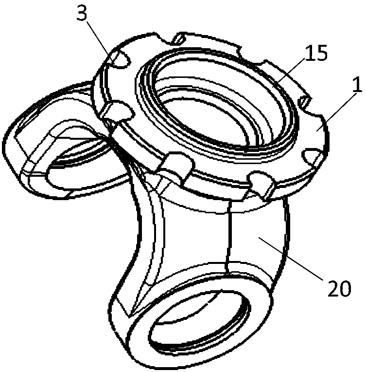 Connecting device for transmission shaft and input shaft