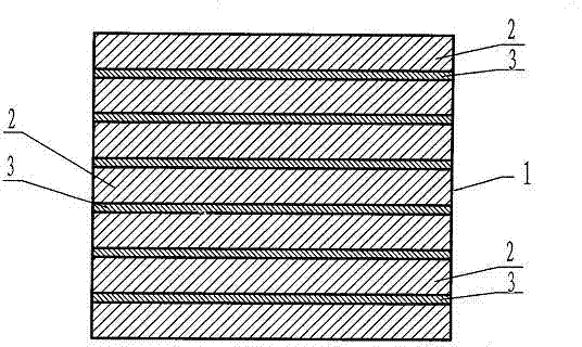 Organic clay rubber composite material for laminated rubber supporting seat and preparation process thereof