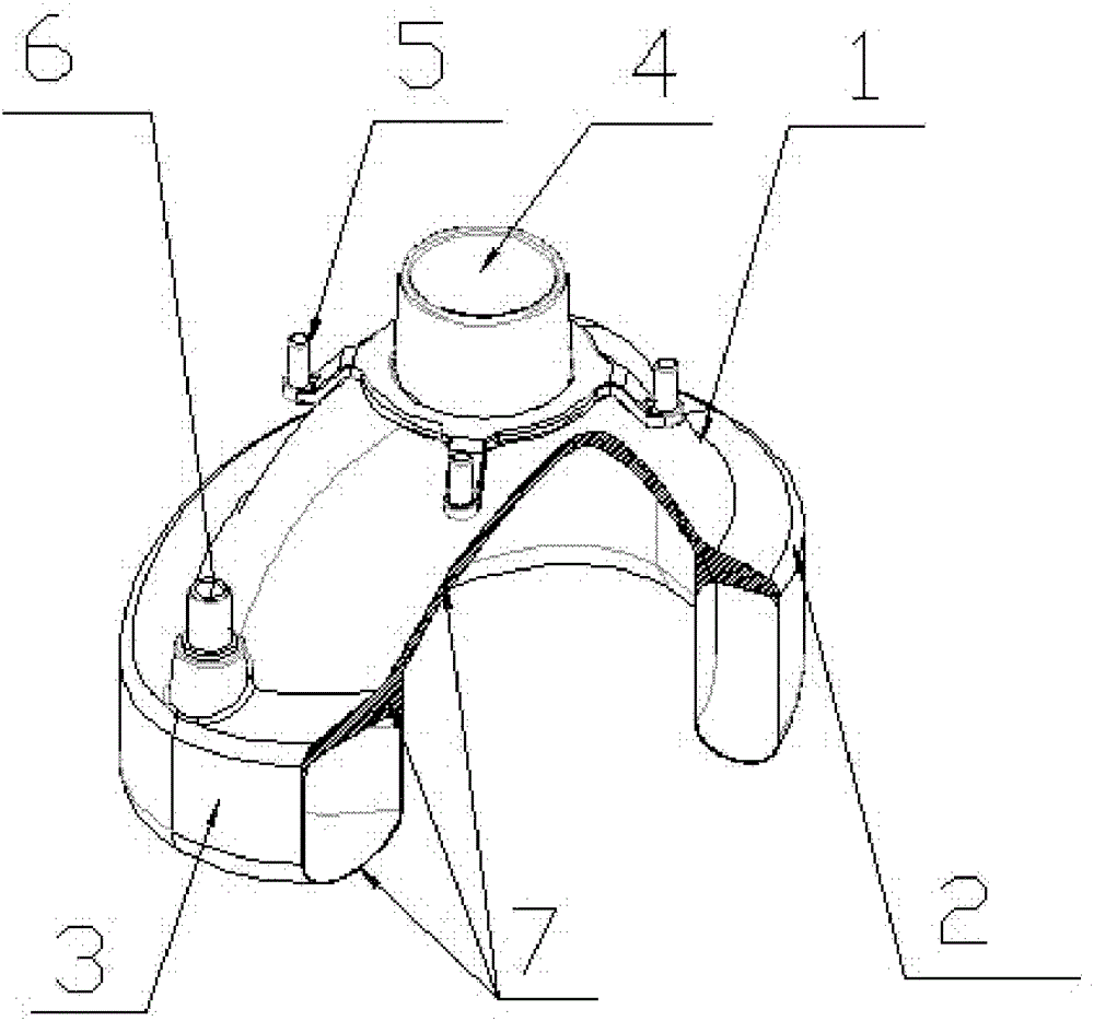 Air bag type integrated anesthesia mask and its processing method