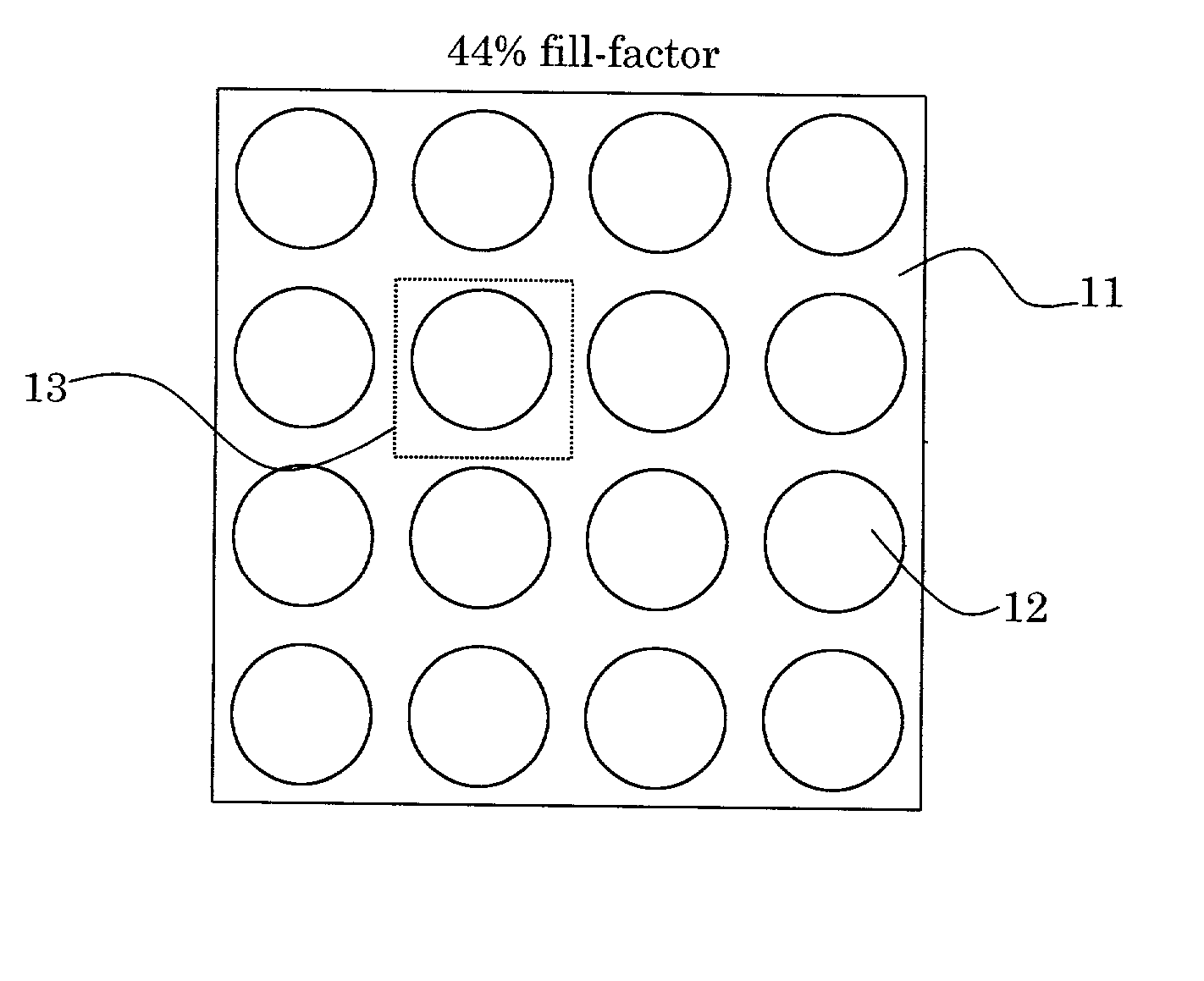 Microlens arrays having high focusing efficiency