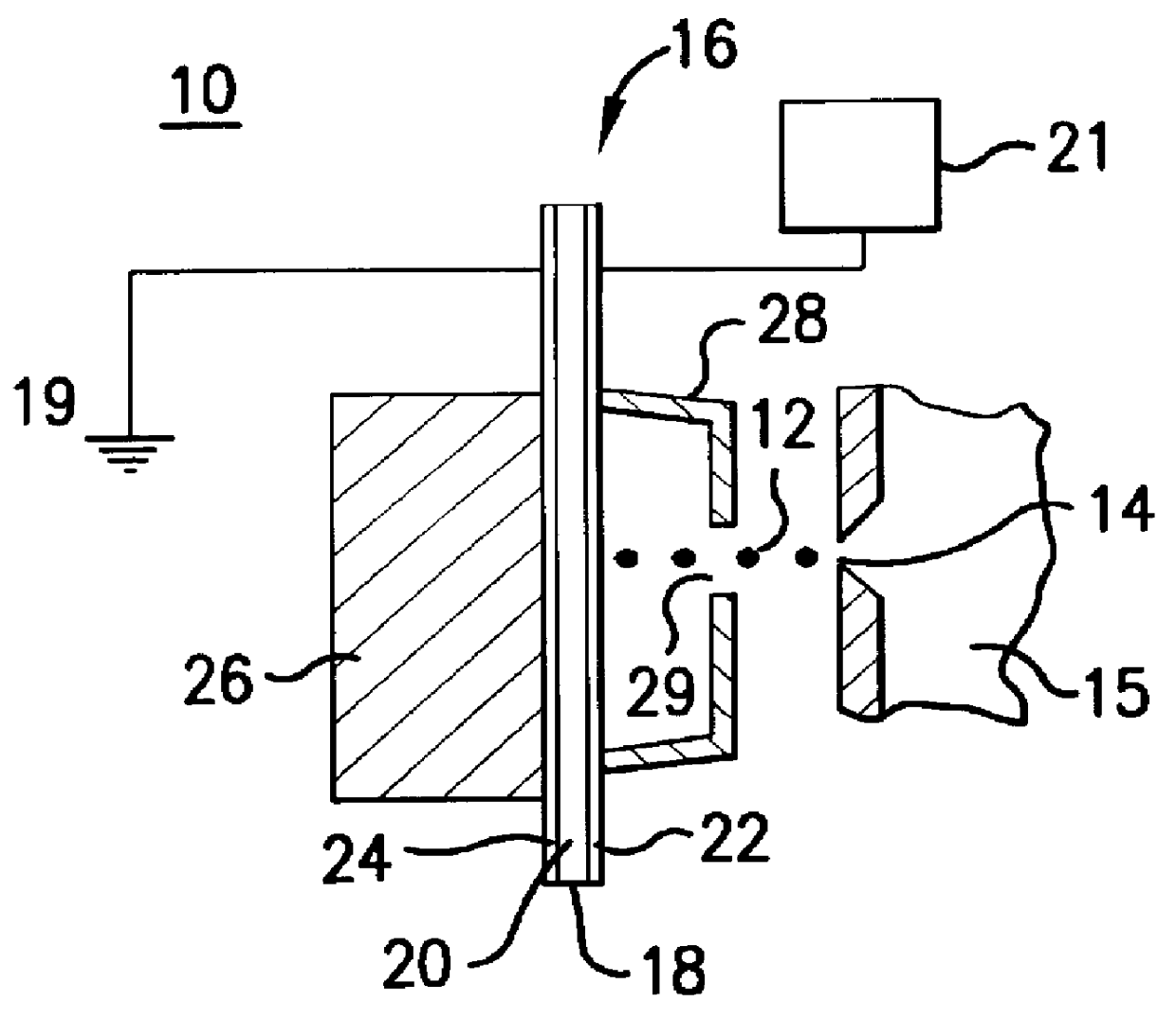 Drop detector for ink jet apparatus