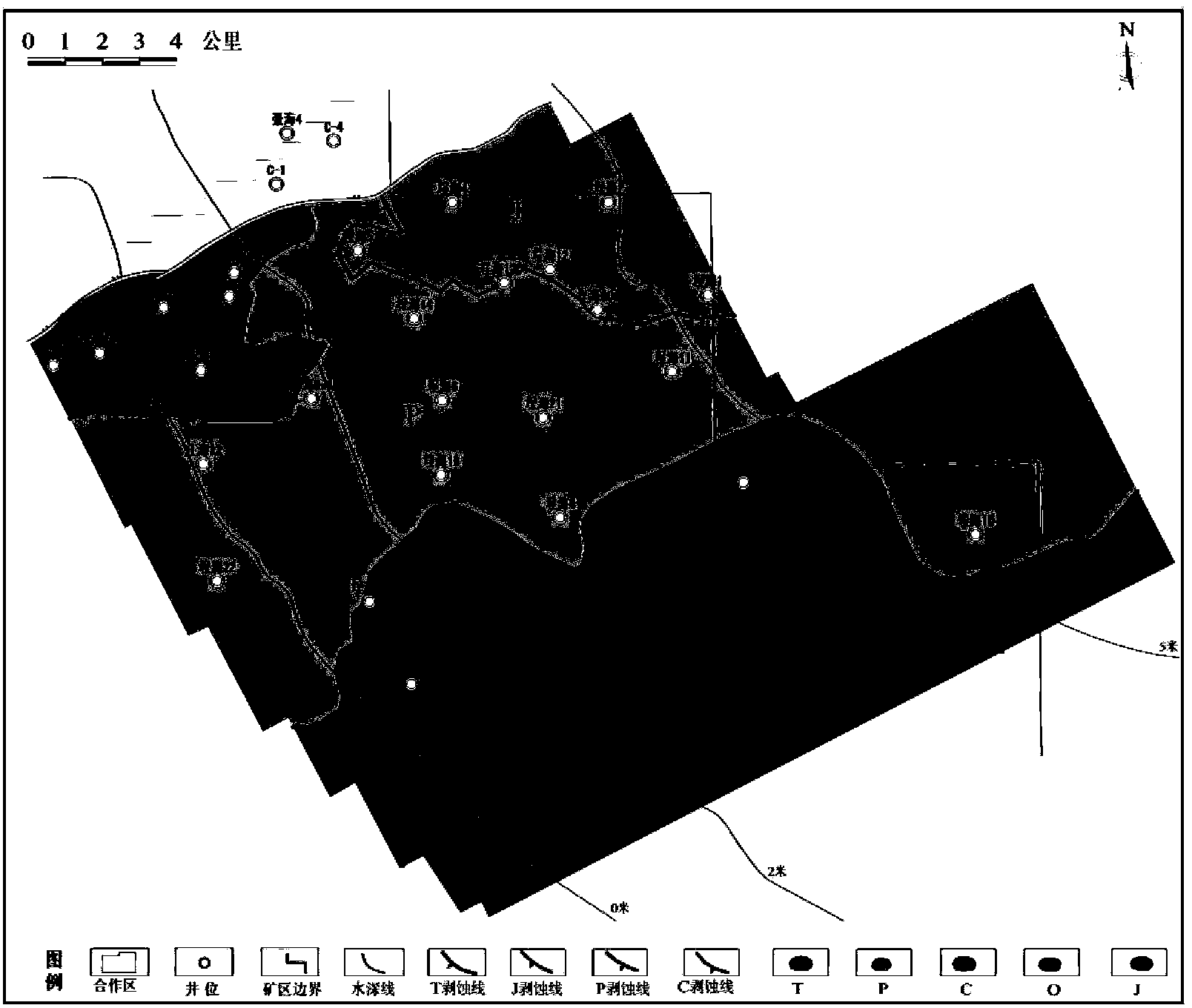 Method and device for predicating sand body thicknesses through logging constraint wave impedance inversion