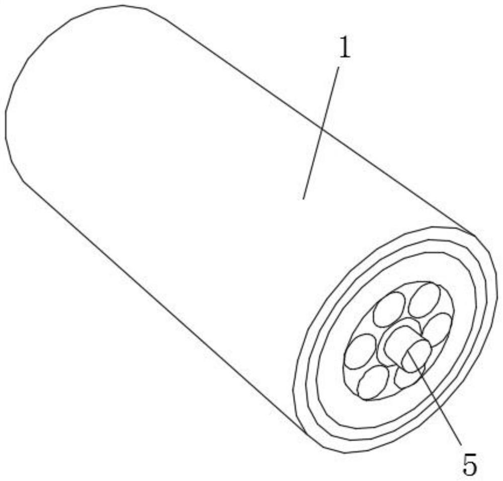 Insulating flame-retardant anti-interference control cable