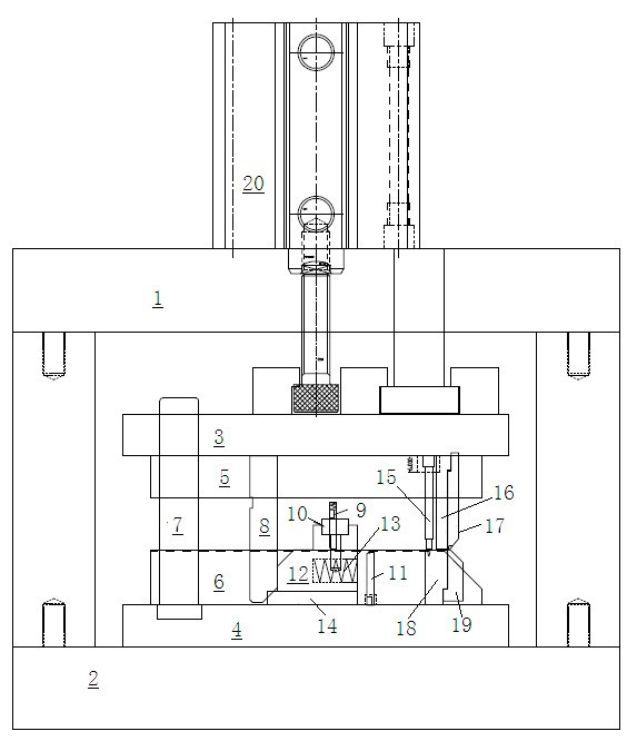 Stamping system for cut materials