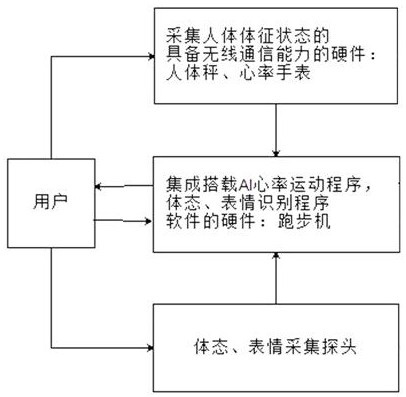 AI heart rate exercise system