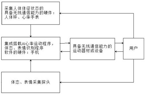 AI heart rate exercise system