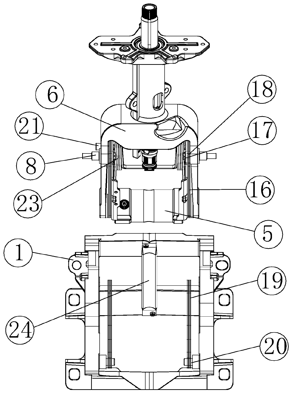 Automobile Steering Wheel Large Travel Pneumatic Steering Column