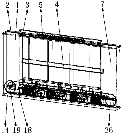 Movable windproof observation deck for municipal engineering