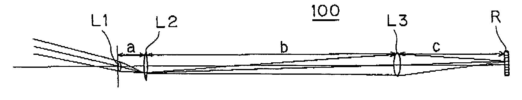 Three-dimensional light ray input apparatus