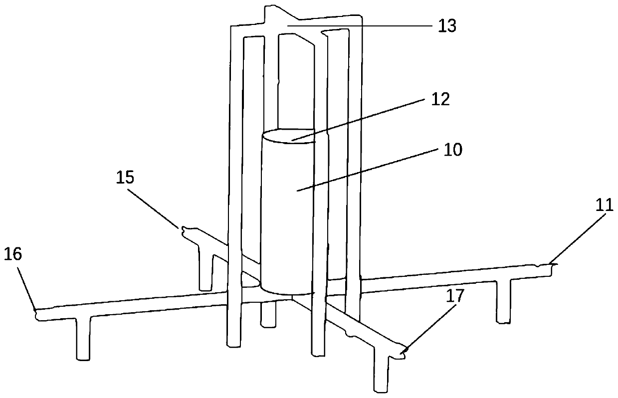 Underwater structure surface defect detection robot system and working method thereof