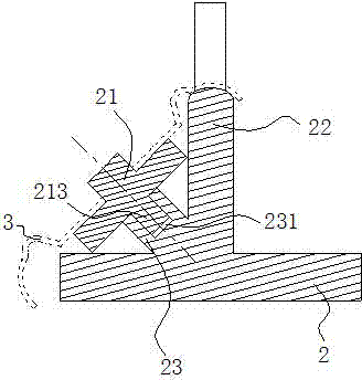 Spoke air hole double-hole processing mold and processing method thereof