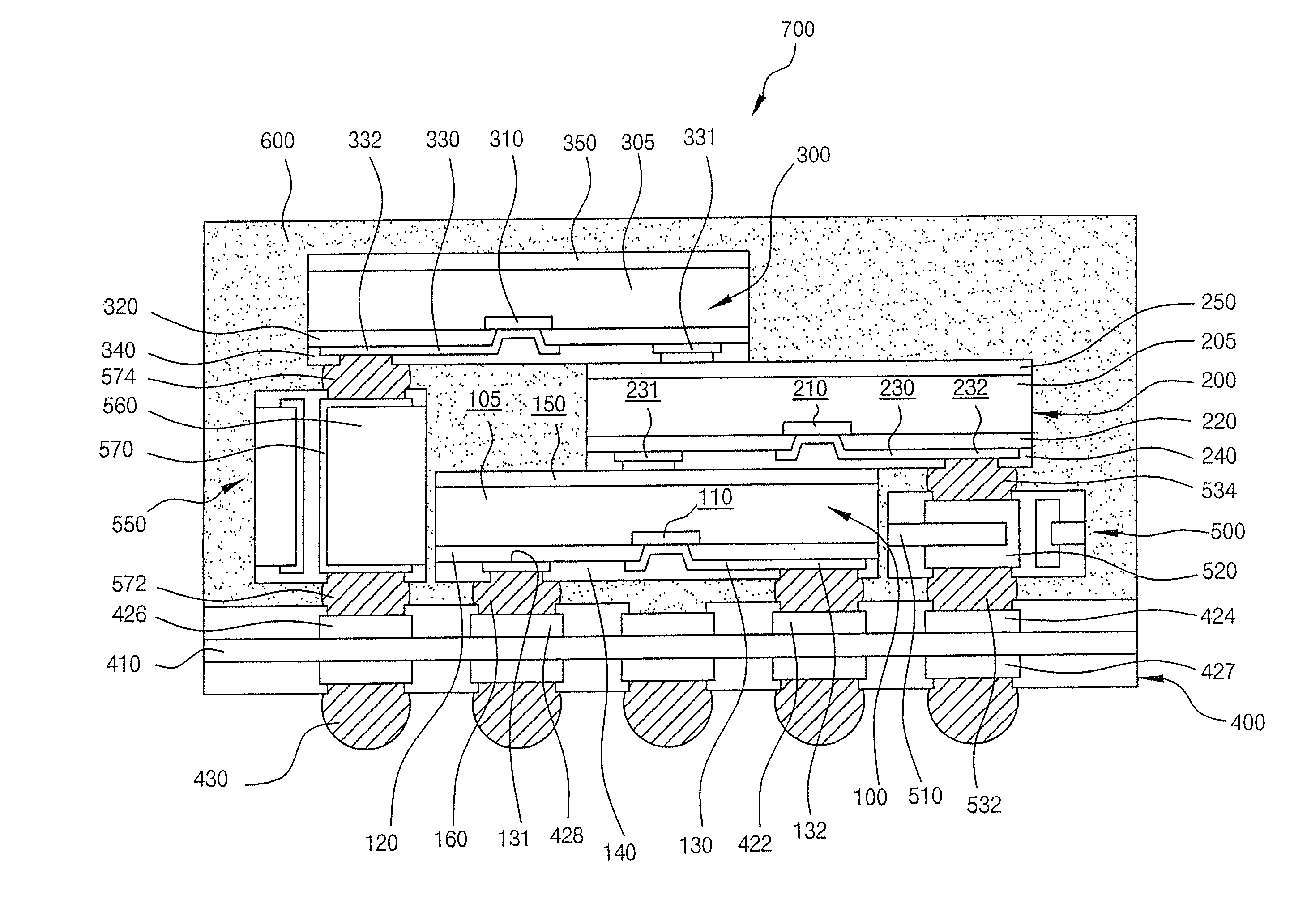 Semiconductor package and multi-chip semiconductor package using the same