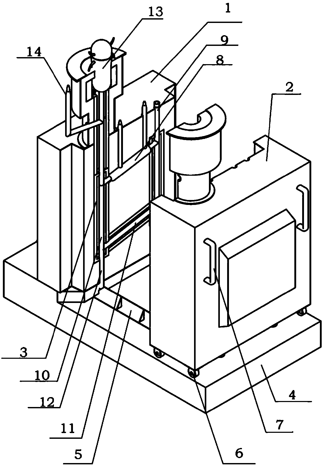 Super-high temperature liquid medium thermal convection experimental loop