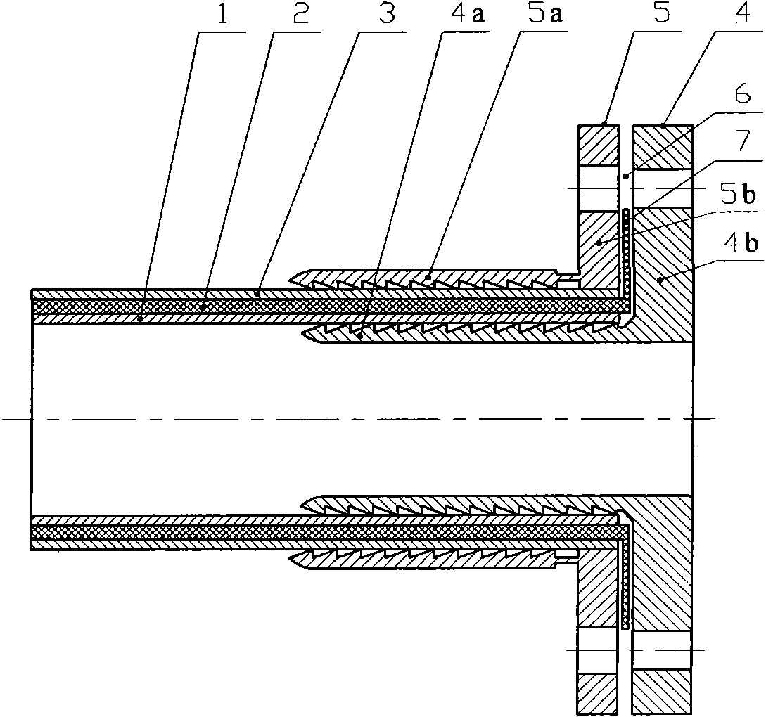 Enhanced thermoplastic composite pipe buckling and pressing joint and buckling and pressing connection method