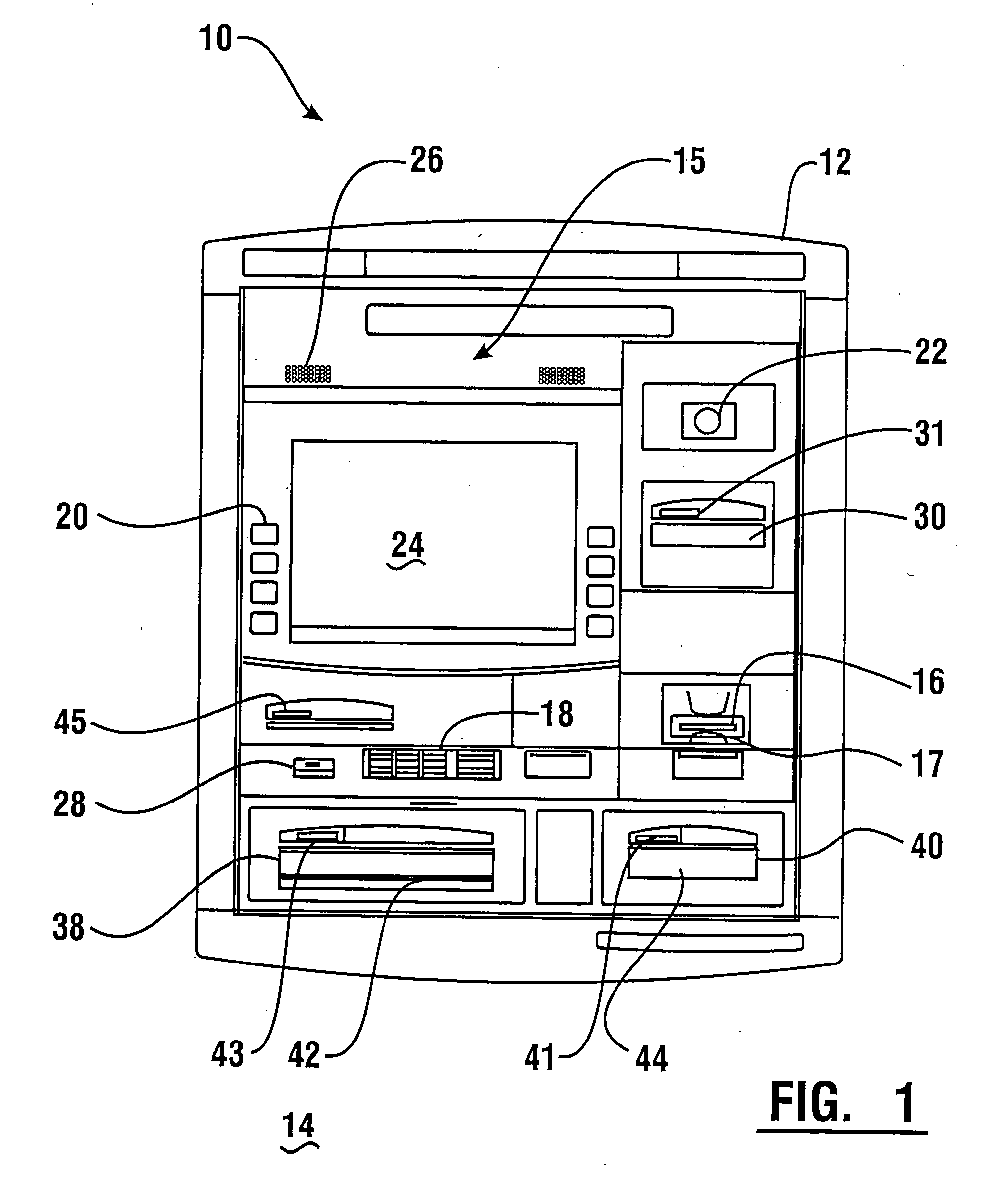 Cash dispensing automated banking machine with improved user observation capabilities