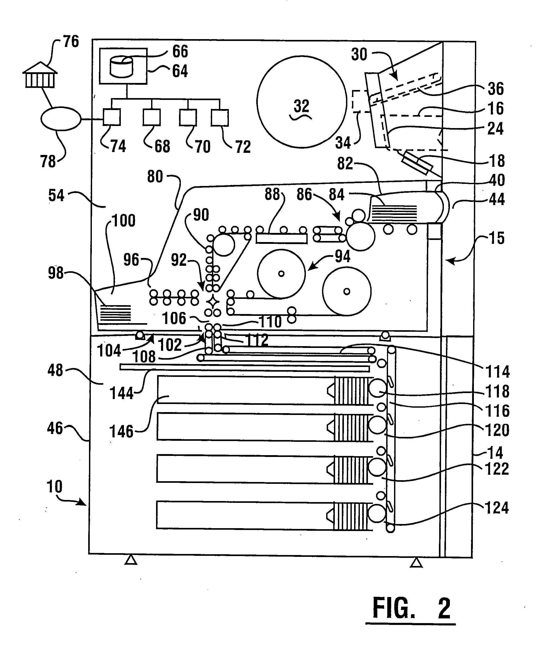 Cash dispensing automated banking machine with improved user observation capabilities