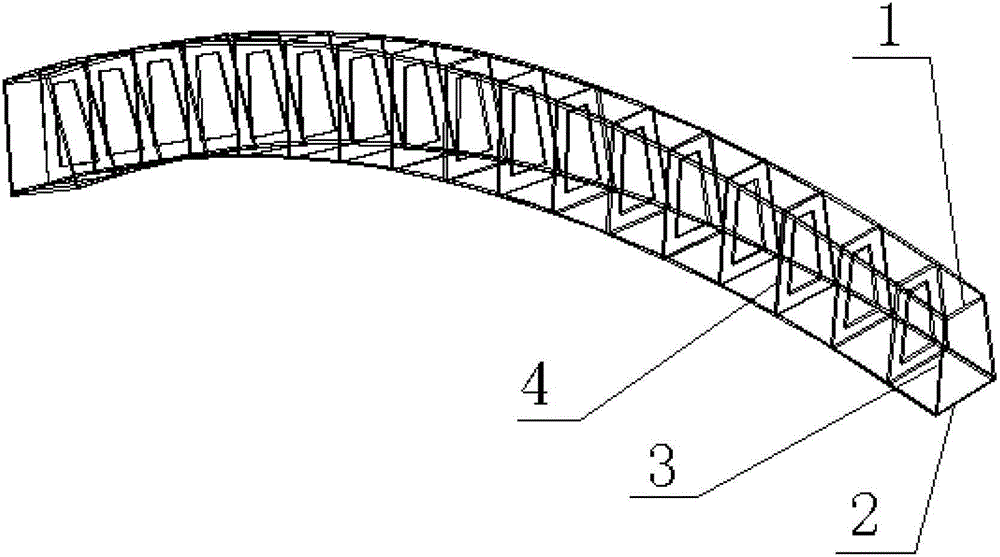 A twisted box-shaped component and its manufacturing process