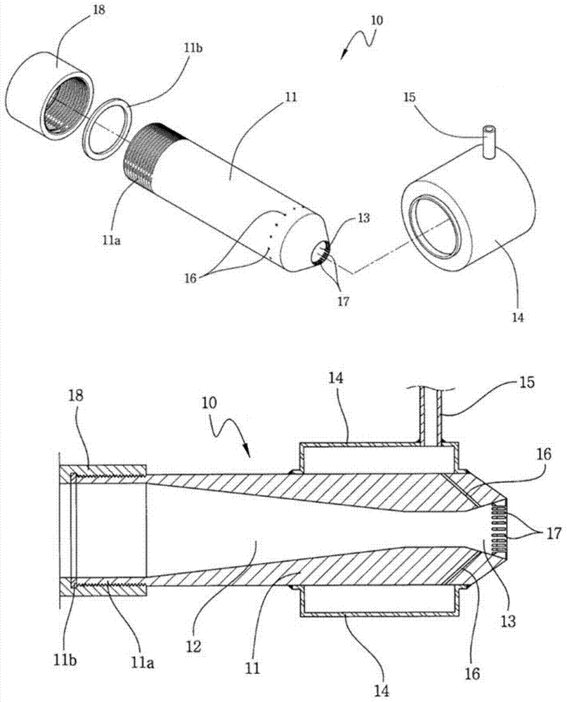 Solubility-amplified air diffuser