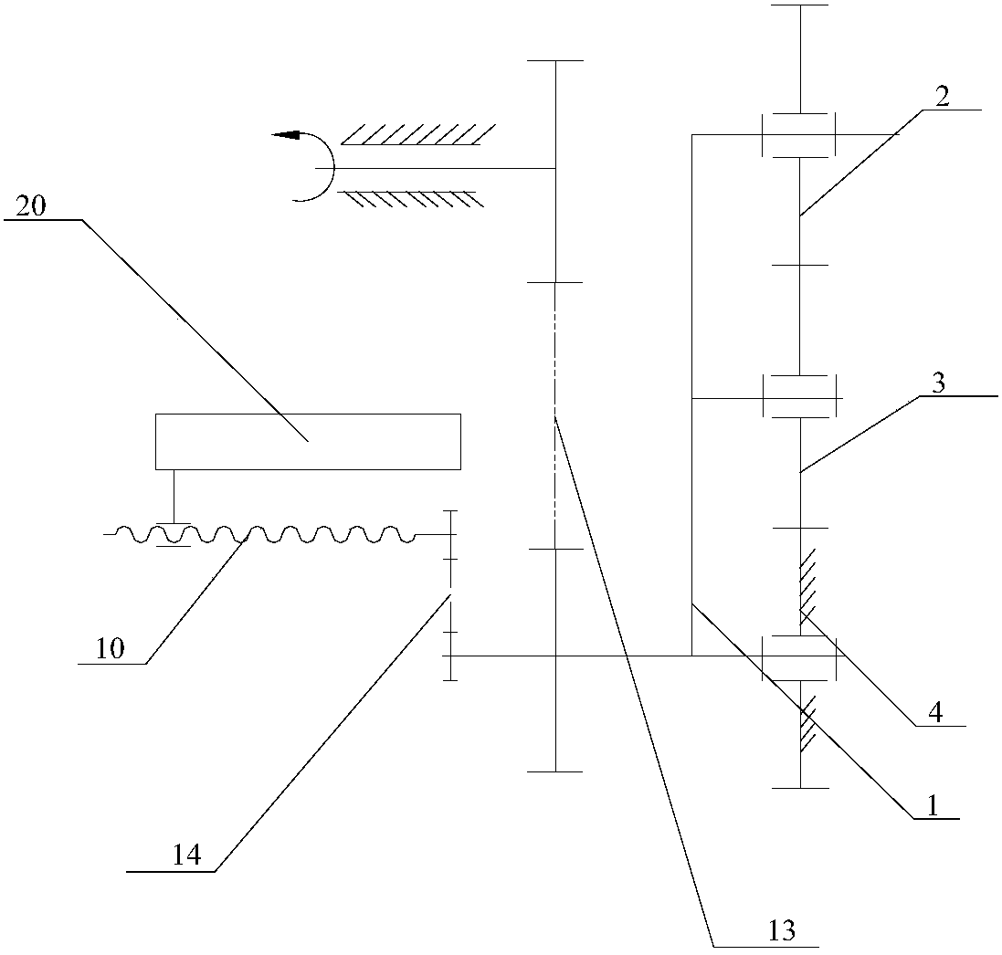 High-speed cutting, fetching and planting device for blanket rape seedlings