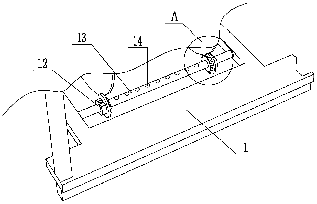 Ultra-long flexible rubber pipe winding device