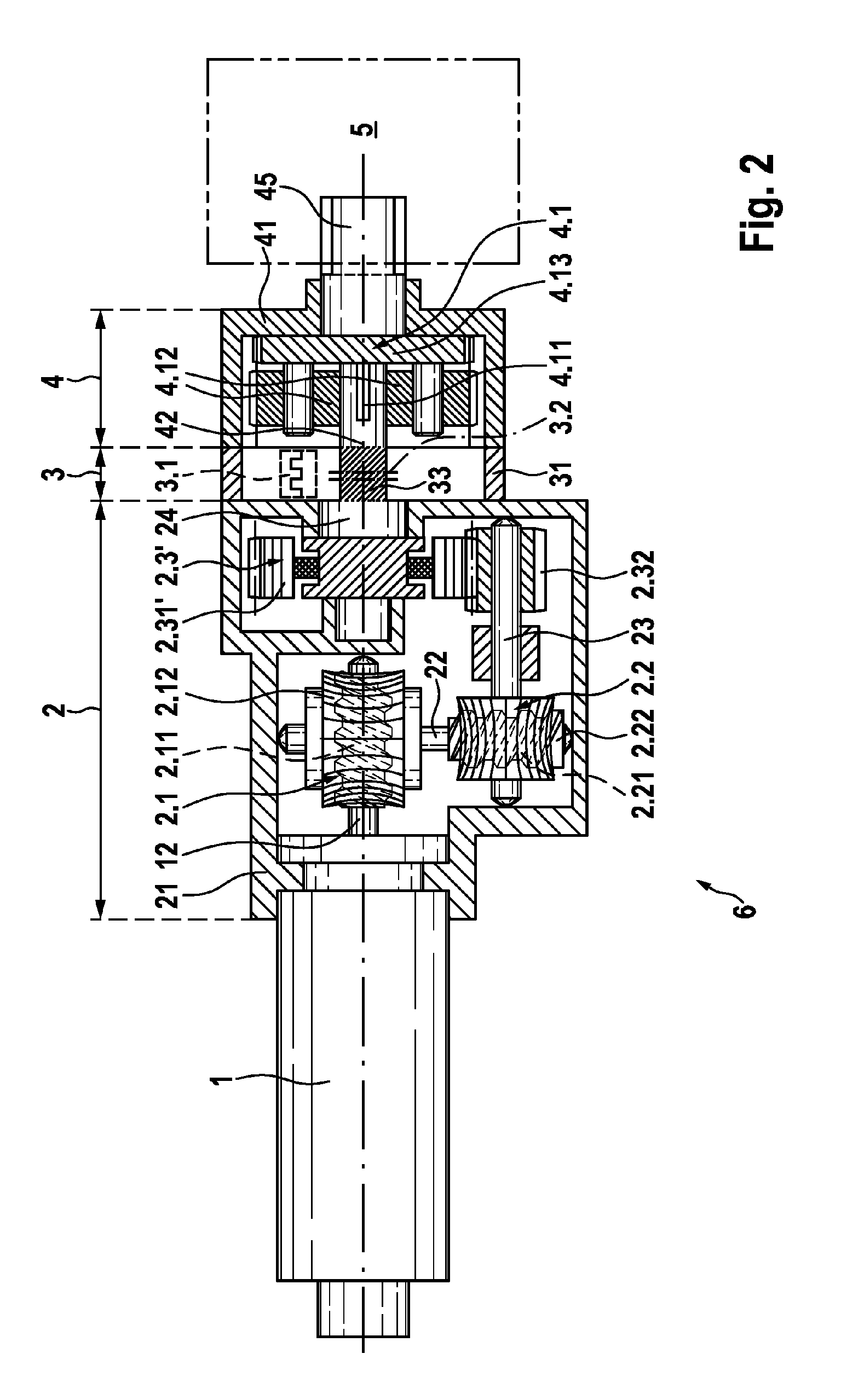 Adjustment drive with an integrated overload protector