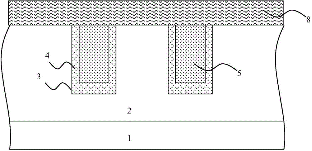 Technological method for manufacturing groove type Schottky diodes