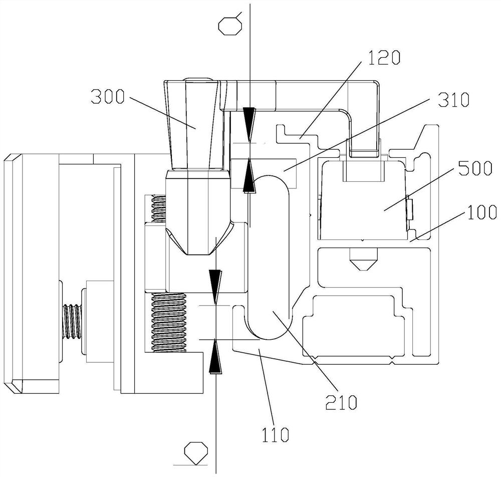 Slide rail assembly and shower room