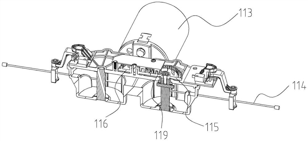 Hidden clothes airing machine with lighting function